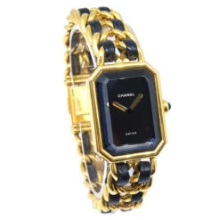 AMORE Vintage CHANEL Premiere Watch Gold #M 171056