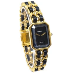 AMORE Vintage CHANEL Premiere Watch Gold #XL 69978
