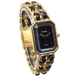 AMORE Vintage CHANEL Premiere Watch Gold #M 181141