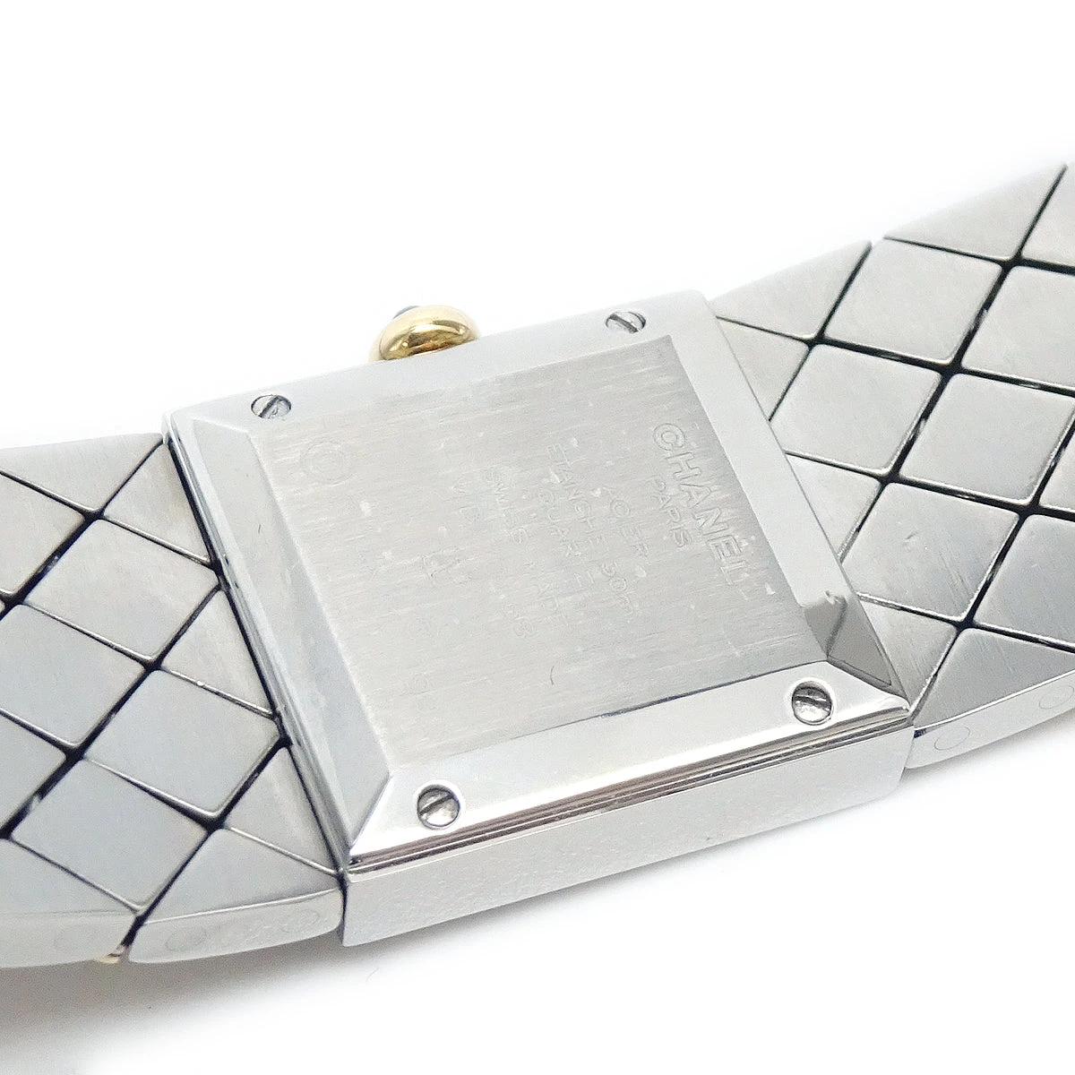 AMORE Vintage CHANEL Matelasse Watch SS 18KYG 180948 8 AMORE Vintage CHANEL Matelasse Watch SS 18KYG 180948 - Image 6