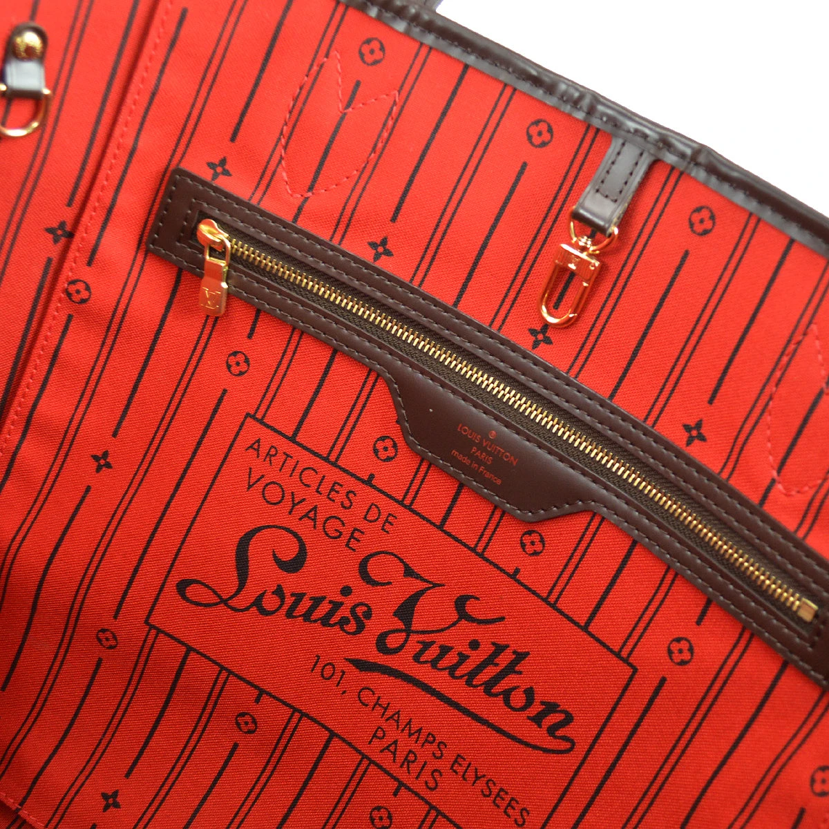 AMORE Vintage LOUIS VUITTON Damier Neverfull GM Tote Handbag N51106 19807 11 AMORE Vintage LOUIS VUITTON Damier Neverfull GM Tote Handbag N51106 19807 - Image 9