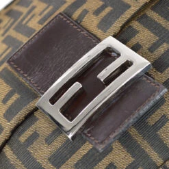 AMORE Vintage FENDI Brown Zucca Mamma Baguette Handbag 59610 -Best Jewelry Store 20231109 59610 06