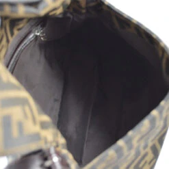 AMORE Vintage FENDI Brown Zucca Mamma Baguette Handbag 59610 -Best Jewelry Store 20231109 59610 08