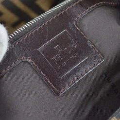 AMORE Vintage FENDI Brown Zucca Mamma Baguette Handbag 59610 -Best Jewelry Store 20231109 59610 09