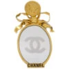 AMORE Vintage CHANEL Bow Mirror Brooch Pin Gold 49939