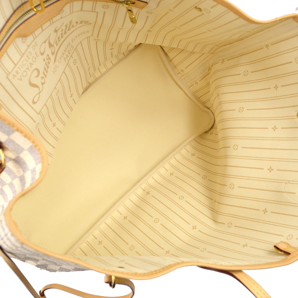 AMORE Vintage LOUIS VUITTON 2013 Damier Azur Neverfull GM N51108 29812 10 AMORE Vintage LOUIS VUITTON 2013 Damier Azur Neverfull GM N51108 29812 - Image 8