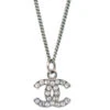 AMORE Vintage CHANEL 2011 Crystal & Silver CC Necklace 120612 1 AMORE Vintage CHANEL 2011 Crystal & Silver CC Necklace 120612 -Best Jewelry Store 20231221 120612 01