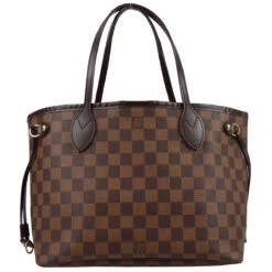 AMORE Vintage LOUIS VUITTON Damier Neverfull PM Tote Handbag N51109 130524