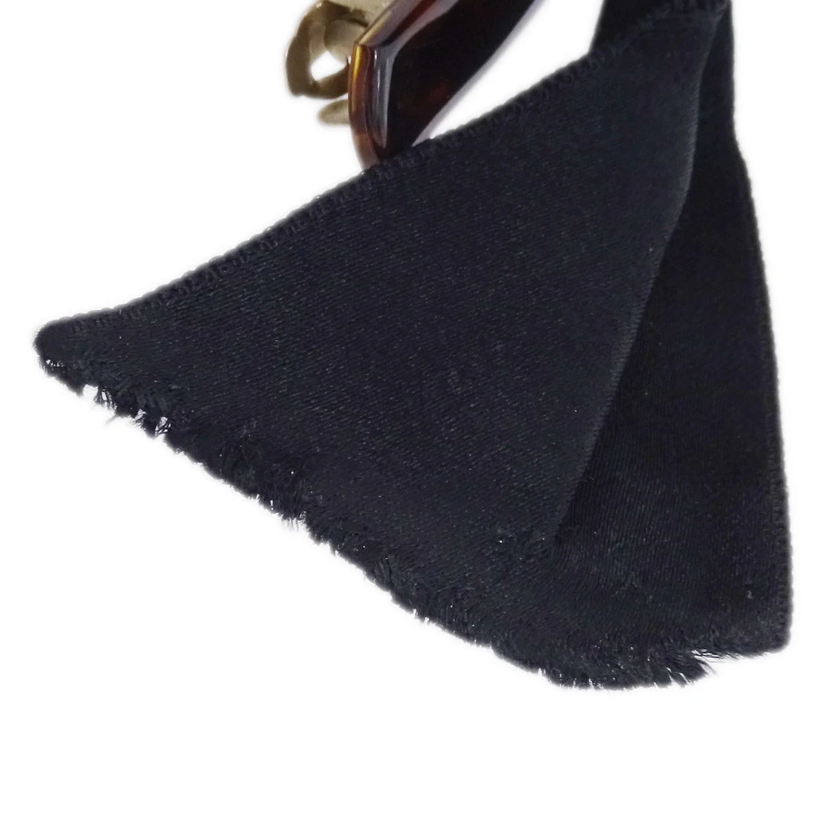 AMORE Vintage CHANEL Bow Hair Barrette Black Satin 130861 6 AMORE Vintage CHANEL Bow Hair Barrette Black Satin 130861 - Image 4