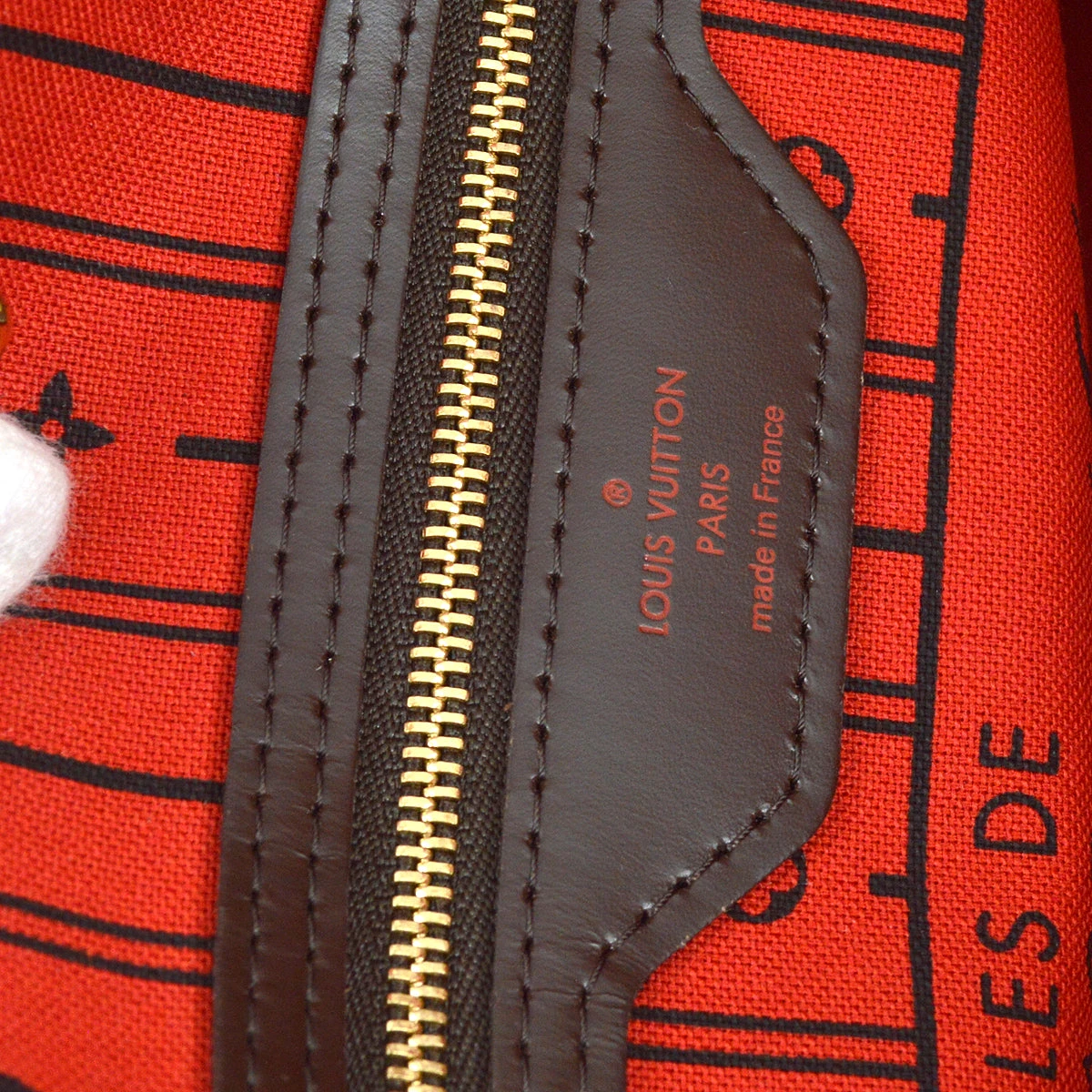 AMORE Vintage LOUIS VUITTON 2012 Damier Neverfull PM N51109 141129 11 AMORE Vintage LOUIS VUITTON 2012 Damier Neverfull PM N51109 141129 - Image 9