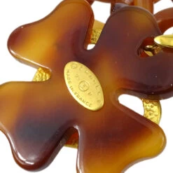 AMORE Vintage CHANEL Acrylic Chain Belt Clover 95P Small Good 140867 -Best Jewelry Store 20240109 140867 03