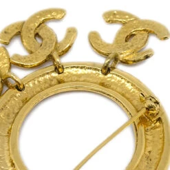 AMORE Vintage CHANEL Fringe Brooch Pin Gold 94P 141325 -Best Jewelry Store 20240109 141325 03