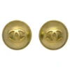 AMORE Vintage CHANEL Button Earrings Gold Clip-On 94A 141175 -Best Jewelry Store 20240111 141175 01