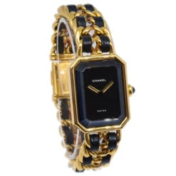 AMORE Vintage CHANEL Premiere Watch Gold #M 120307