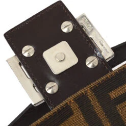 AMORE Vintage FENDI Brown Zucca Baguette Handbag 111871 -Best Jewelry Store 20240205 111871 08