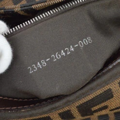 AMORE Vintage FENDI Brown Zucca Baguette Handbag 111871 -Best Jewelry Store 20240205 111871 10