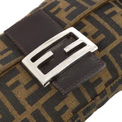 AMORE Vintage FENDI Brown Zucca Baguette Handbag 122169 -Best Jewelry Store 20240205 122169 06