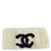 AMORE Vintage CHANEL Fur Shawl Scarf Stole White Small Good 141191 -Best Jewelry Store 20240205 141191 01