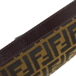 AMORE Vintage FENDI Brown Zucca Baguette Handbag 142056 14 AMORE Vintage FENDI Brown Zucca Baguette Handbag 142056 -Best Jewelry Store 20240205 142056 03