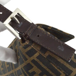 AMORE Vintage FENDI Brown Zucca Baguette Handbag 142056 17 AMORE Vintage FENDI Brown Zucca Baguette Handbag 142056 -Best Jewelry Store 20240205 142056 06
