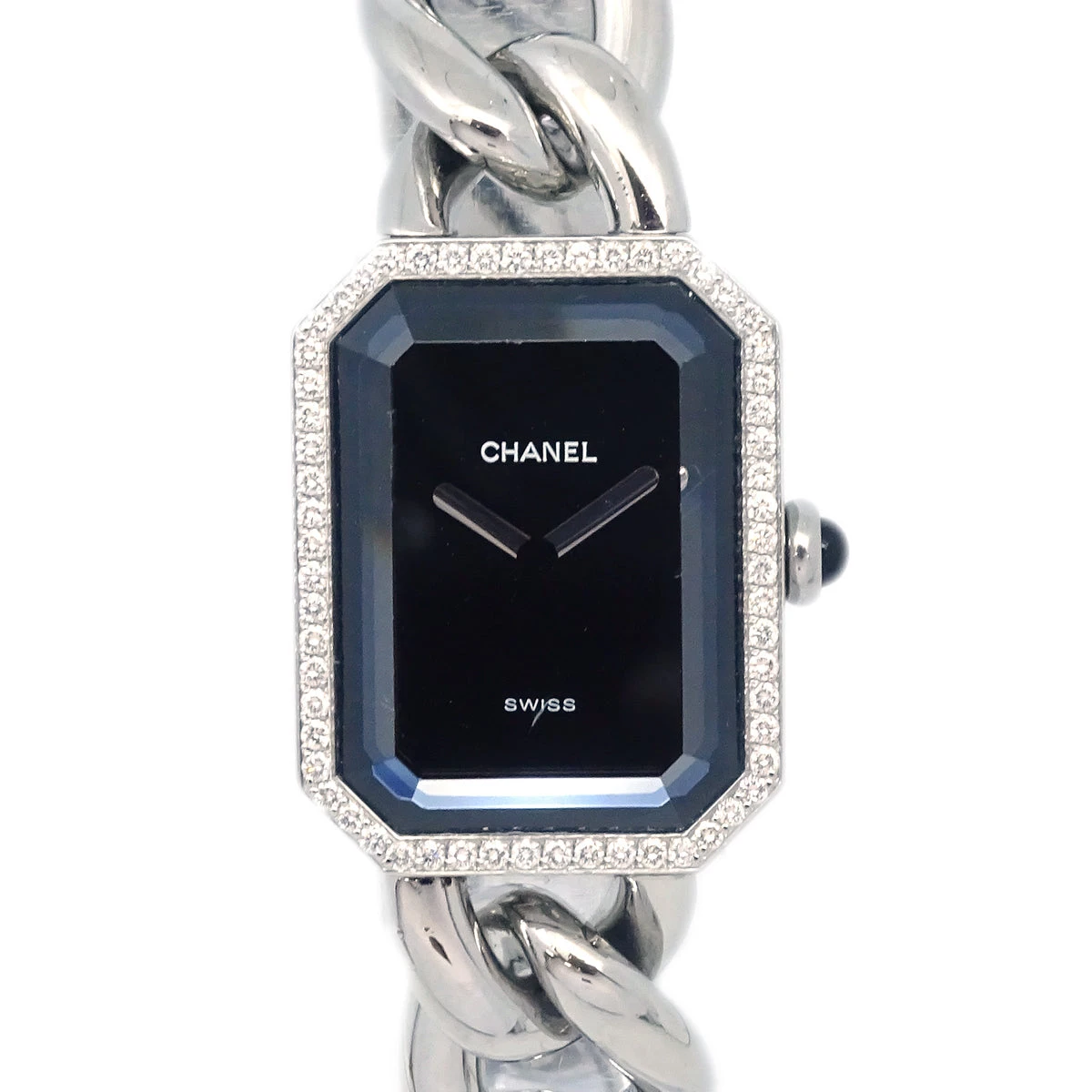 AMORE Vintage CHANEL Premiere Watch SS Diamond #L 113354 4 AMORE Vintage CHANEL Premiere Watch SS Diamond #L 113354 - Image 2
