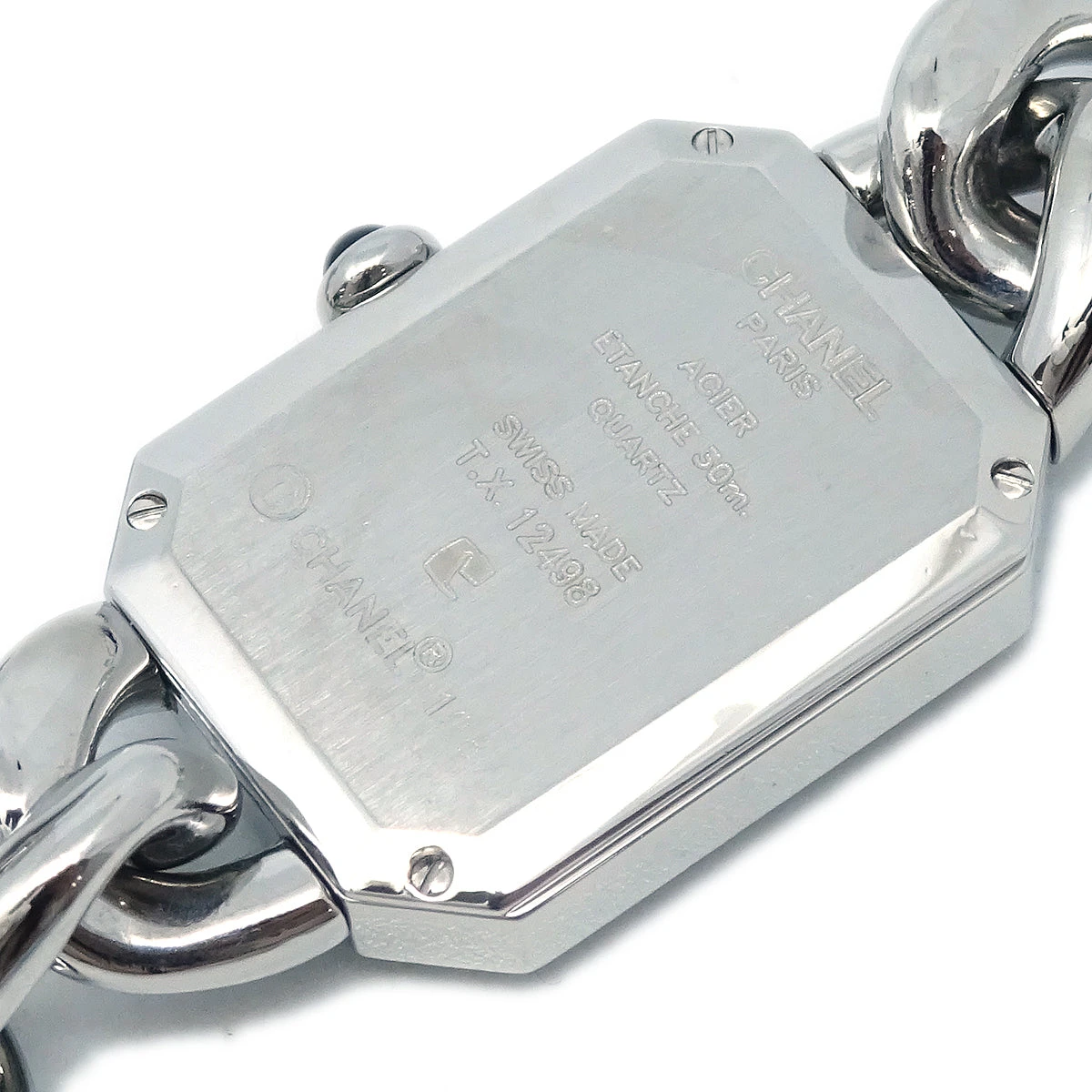 AMORE Vintage CHANEL Premiere Watch SS Diamond #L 113354 9 AMORE Vintage CHANEL Premiere Watch SS Diamond #L 113354 - Image 7