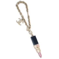 AMORE Vintage CHANEL Lipstick Key Holder 08A Small Good 191331