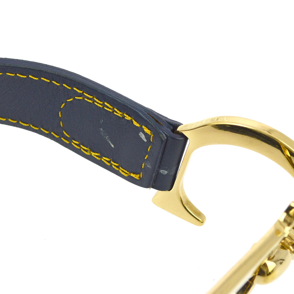 AMORE Vintage CHRISTIAN DIOR 2000 Navy Trotter Saddle Handbag 161395 9 AMORE Vintage CHRISTIAN DIOR 2000 Navy Trotter Saddle Handbag 161395 - Image 7