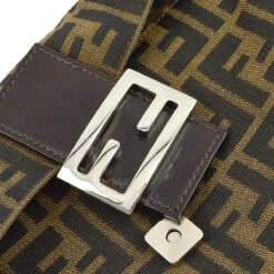 AMORE Vintage FENDI Brown Zucca Baguette Handbag 191333 -Best Jewelry Store 20240419 191333 06 99654f7e 0537 4651 9566 1f66c1e1bb89