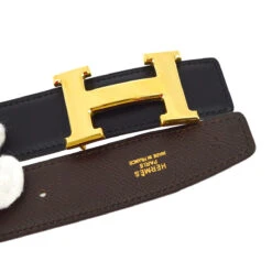 AMORE Vintage HERMES 1998 Black Box Calf Constance Reversible Belt #70 Small Good 99989 -Best Jewelry Store 20240419 99989 03 1c236078 803b 4733 8fd8 432fe09be924