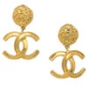 AMORE Vintage CHANEL Gold Dangle Earrings Clip-On 95A 161173 -Best Jewelry Store 20240423 161173 01 bec085b9 f815 469a 9e87 af000598855e