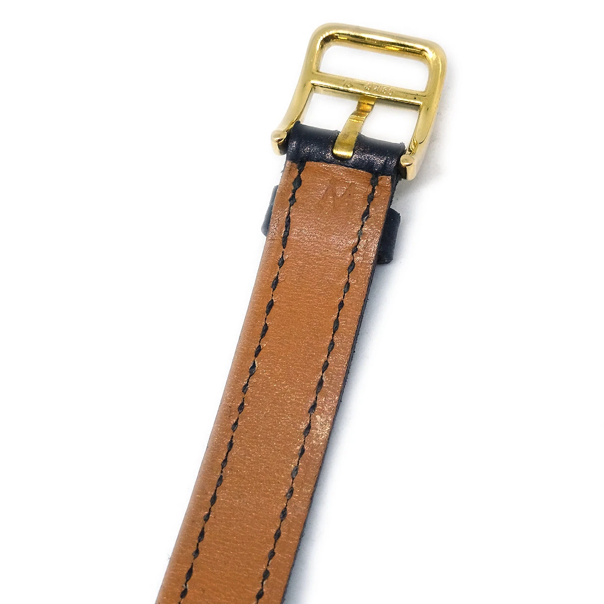 AMORE Vintage HERMES 1994 Kelly Watch Black Courchevel 113619 8 AMORE Vintage HERMES 1994 Kelly Watch Black Courchevel 113619 - Image 6