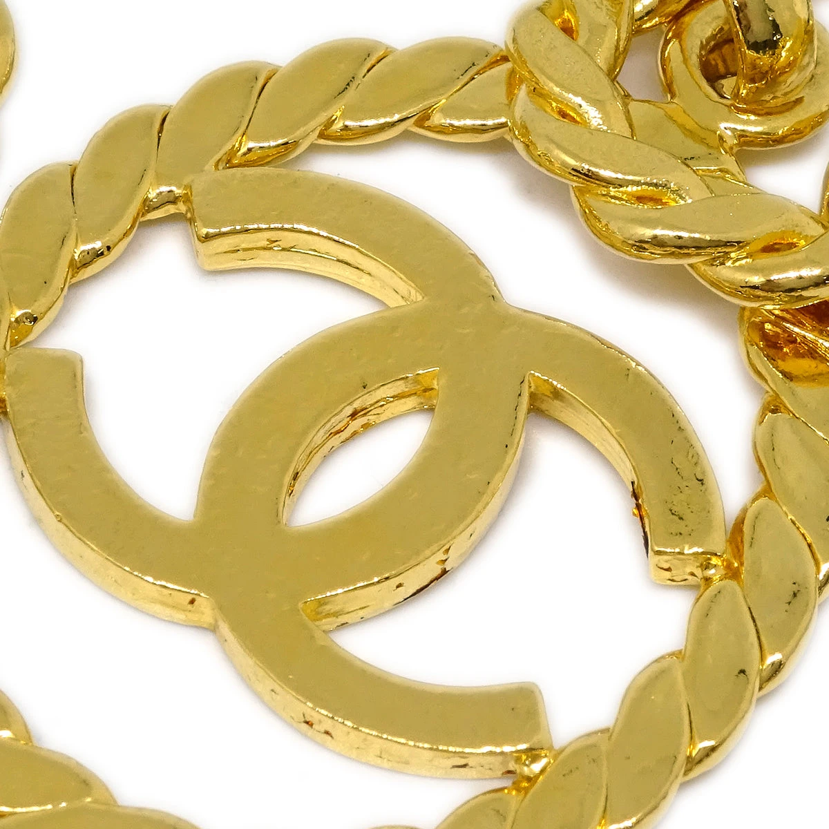 AMORE Vintage CHANEL Gold Chain Belt 29 Small Good 161521 4 AMORE Vintage CHANEL Gold Chain Belt 29 Small Good 161521 - Image 2