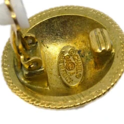 AMORE Vintage CHANEL Gold Button Earrings Clip-On 94A KK90829 -Best Jewelry Store 20240502 KK90829 04 c7ac600f b3f7 4f71 a279 708075453079