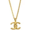 AMORE Vintage CHANEL Mini CC Chain Pendant Necklace Gold 376/1982 KK32660 -Best Jewelry Store 20240508 KK32660 01 b8c53d54 1eec 4182 a934 1f701e7da9b3