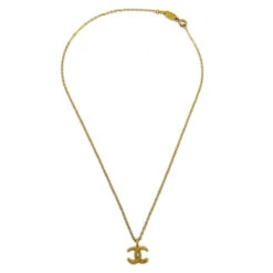 AMORE Vintage CHANEL Mini CC Chain Pendant Necklace Gold 376/1982 KK32660 -Best Jewelry Store 20240508 KK32660 02 945ddcee 4412 42ef 8be0 b22250a5381c