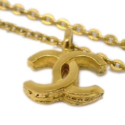 AMORE Vintage CHANEL Mini CC Chain Pendant Necklace Gold 376/1982 KK32660 -Best Jewelry Store 20240508 KK32660 03 575d8f45 1a88 46a9 8656 8af86dc9205e