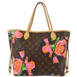 AMORE Vintage LOUIS VUITTON Monogram Rose Neverfull MM Shoulder Tote Bag M48613 181704
