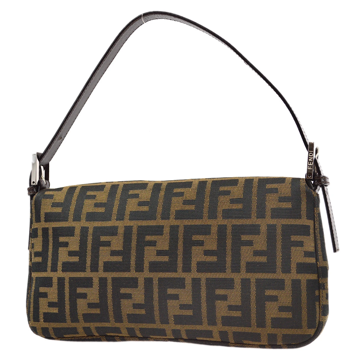 AMORE Vintage FENDI Brown Zucca Baguette Handbag 181739 4 AMORE Vintage FENDI Brown Zucca Baguette Handbag 181739 - Image 2