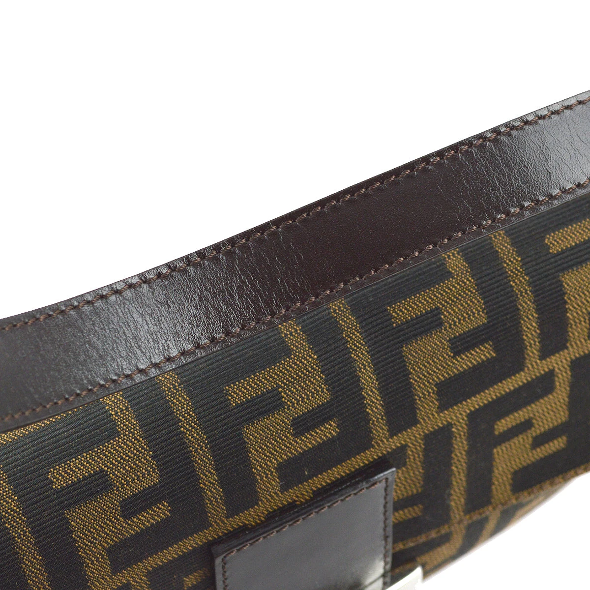 AMORE Vintage FENDI Brown Zucca Baguette Handbag 181739 8 AMORE Vintage FENDI Brown Zucca Baguette Handbag 181739 - Image 6