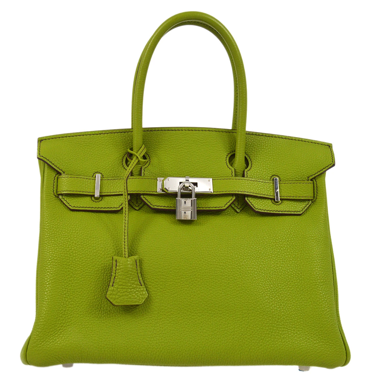 AMORE Vintage HERMES Anis Green Togo Birkin 30 Handbag 191642 3 AMORE Vintage HERMES Anis Green Togo Birkin 30 Handbag 191642