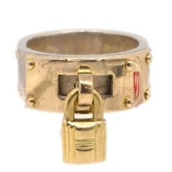 AMORE Vintage HERMES Kelly Ring Cadena SV925 #50 #10 181827