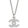 AMORE Vintage CHANEL CC Chain Necklace Pendant Rhinestone Silver 07V 181882 -Best Jewelry Store 20240604 181882 01 7aa51c04 ccb2 4361 a7df 80468472d186