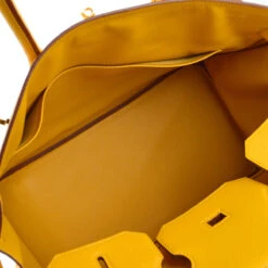 AMORE Vintage HERMES 2002 Jaune Courchevel Birkin 35 182345 -Best Jewelry Store 20240604 182345 07 65c6ce14 8764 4188 919b 8a2a7b45b53b