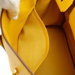 AMORE Vintage HERMES 2002 Jaune Courchevel Birkin 35 182345 -Best Jewelry Store 20240604 182345 08 42ea48b3 7161 4cc8 8bb7 450f8f9b96f6