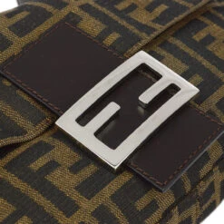 AMORE Vintage FENDI Brown Zucca Baguette Handbag 162190 -Best Jewelry Store 20240611 162190 03 144b82a5 0c5c 451a 823d df72bd356c62