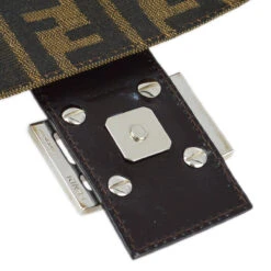 AMORE Vintage FENDI Brown Zucca Baguette Handbag 162190 -Best Jewelry Store 20240611 162190 06 e1d121a0 c275 46d1 ace4 d0a3169342c6