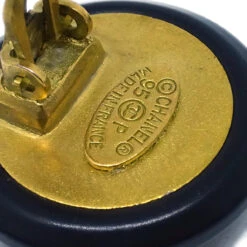 AMORE Vintage CHANEL Black Button Earrings Clip-On 95P 191857 -Best Jewelry Store 20240614 191857 04 ee46f055 14c3 4221 bbf7 d2dab30ff2fc