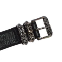 AMORE Vintage Chrome Hearts Black Roller Buckle Belt #32 Small Good 161958 11 AMORE Vintage Chrome Hearts Black Roller Buckle Belt #32 Small Good 161958 -Best Jewelry Store 20240618 161958 03 b0067875 5608 4ae5 a913 f5a87e8c5e2f