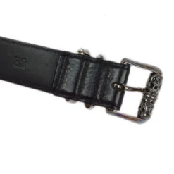 AMORE Vintage Chrome Hearts Black Roller Buckle Belt #32 Small Good 161958 12 AMORE Vintage Chrome Hearts Black Roller Buckle Belt #32 Small Good 161958 -Best Jewelry Store 20240618 161958 04 ef075e45 7ec9 40b7 bead 1fcbc91e8200